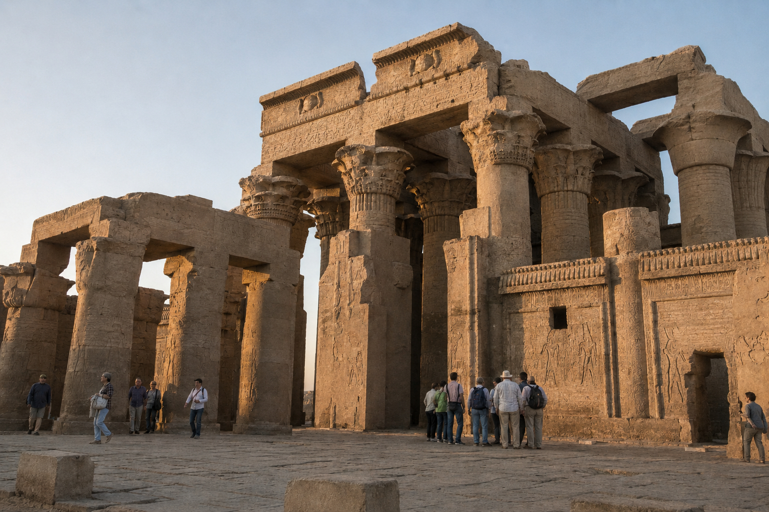 Kom Ombo in de avond